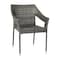 Flash Furniture Gray PE Rattan Wicker Patio Dining Chair TT-TT02-GY-GG - alternate 7